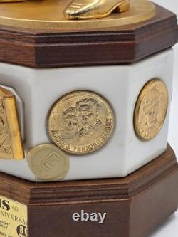 Rare Empty Newm Ccormick Elvis Presley 50th Birthday XL 18 Decanter Music Box