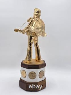 Rare Empty Newm Ccormick Elvis Presley 50th Birthday XL 18 Decanter Music Box