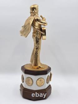 Rare Empty Newm Ccormick Elvis Presley 50th Birthday XL 18 Decanter Music Box