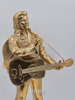 Rare Empty Newm Ccormick Elvis Presley 50th Birthday XL 18 Decanter Music Box