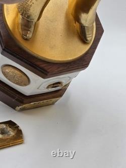 Rare Empty Newm Ccormick Elvis Presley 50th Birthday XL 18 Decanter Music Box