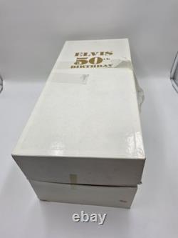 Rare Empty Newm Ccormick Elvis Presley 50th Birthday XL 18 Decanter Music Box