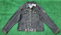 Rare Epe Inc. Elvis Presley Memphis Graceland Black Denim Jacket