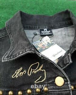 Rare Epe Inc. Elvis Presley Memphis Graceland Black Denim Jacket