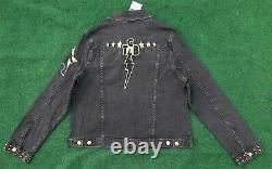 Rare Epe Inc. Elvis Presley Memphis Graceland Black Denim Jacket