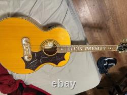 Rare Epiphone Elvis Presley EJ200E 2009 Jumbo J200 spectacular
