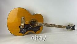 Rare Epiphone Elvis Presley EJ200E 2009 Jumbo J200 spectacular