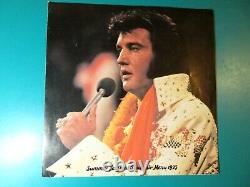 Rare! Excellent Condition! Elvis Presley Summer Festival Souvenir Menu 1975