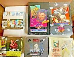 Rare Factory Sealed Elvis Trading Cards Press Pass Hobby Inkworks 6-box Lot