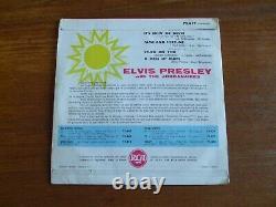 Rare French Ep Elvis Presley It's Now Or Never 1960 Yellow Rca 75619 Rockabilly