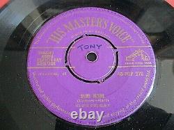 Rare Gold Hmv 7 Vinyl Record-elvis Presley-blue Moon-1956 45-pop-272-superb Ex