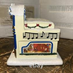 Rare! Hawthorne Village Elvis Presley Blue Moon Nite Club with COA &Box