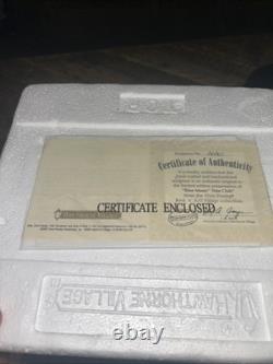 Rare! Hawthorne Village Elvis Presley Blue Moon Nite Club with COA &Box