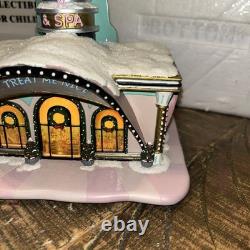 Rare! Hawthorne Village Elvis Presley Treat Me Nice Salon & Spa with COA