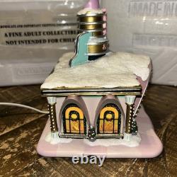 Rare! Hawthorne Village Elvis Presley Treat Me Nice Salon & Spa with COA