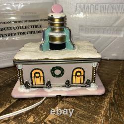 Rare! Hawthorne Village Elvis Presley Treat Me Nice Salon & Spa with COA