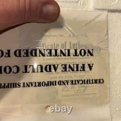 Rare! Hawthorne Village Elvis Presley Treat Me Nice Salon & Spa with COA