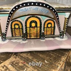 Rare! Hawthorne Village Elvis Presley Treat Me Nice Salon & Spa with COA