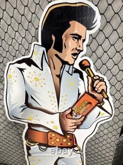 Rare Htf 2007 Elvis Presley Promotional Display Reese's Pb Banana Creme Cup