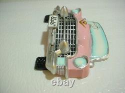 Rare Htf Elvis Presley Gm Pink Cadillac Wall Mountable Key Holder Rack
