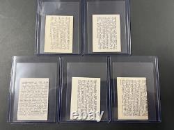 Rare Lot of 5 1959 Kalendarium-Bild Film Stars Elvis Presley #3 #22 #34 #41 #45