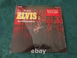 Rare Lsp-4155 From Elvis In Memphis Hype Sticker & Photo 1969 Mint Condition