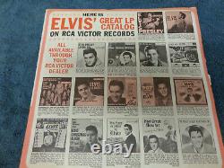 Rare Lsp-4155 From Elvis In Memphis Hype Sticker & Photo 1969 Mint Condition