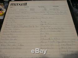 Rare Maxwell ELVIS PRESLEY 10 reel to reel tape 1978 Elvis in Concert 7 IPS