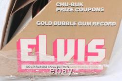 Rare NOS Vintage 1981 Elvis Presley CHU BOPS Display & Bubble Gum Records