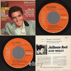 Rare Orange Labels Elvis Presley Jailhouse Rock RCA Victor EPA-4114 1965/69