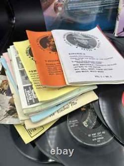 Rare Orig. Elvis Presley Memorabilia Large Lot- Vinyl- Books- Fan Club Booklets