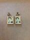 Rare Original 1956 Elvis Presley Picture Frame Earrings / Direct From Memphis