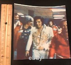 Rare Original Elvis Presley Photo 1977 CBS Special on FUJI Color Paper VGC