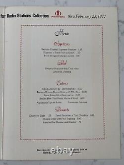 Rare Original Radio 1971 Elvis International Hotel Las Vegas Menu / Not Hilton