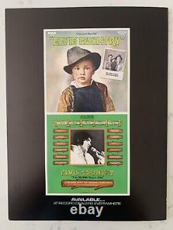 Rare Original Radio 1971 Elvis International Hotel Las Vegas Menu / Not Hilton