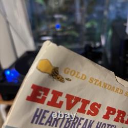 Rare Promo-elvis Presley-heartbreak Hotel/i Was The One-rca 447-0605