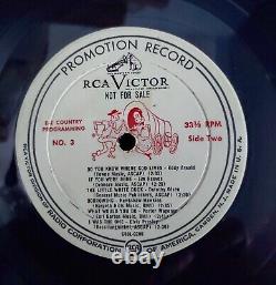 Rare RCA Promo E-Z Country Programming NO. 3 Elvis Presley 10 record 33rpm