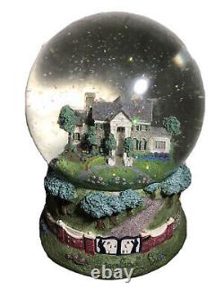 Rare Sculpted ELVIS PRESLEY Graceland Musical Snow Globe EPE Vintage 1997