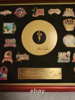 Rare Set! Elvis Presley Pin Set. Bradford Exchange