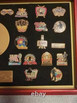 Rare Set! Elvis Presley Pin Set. Bradford Exchange