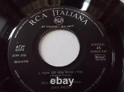 Rare Strictly Elvis Ep From Italy In Excellent+condition 1957