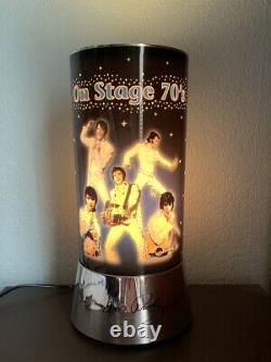 Rare VINTAGE 1980s ELVIS PRESLEY ON STAGE 70s MOTION LAMP rotating light 12high