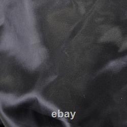 Rare VTG AUBURN Elvis Presley In Concert TCB Tour Satin Jacket 80s 90s Black XL