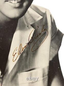 Rare Vintage 1950's Signed Elvis Presley Autograph 8 x 10 Publicity Photograph