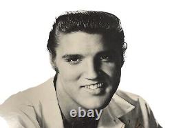 Rare Vintage 1950's Signed Elvis Presley Autograph 8 x 10 Publicity Photograph