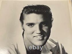 Rare Vintage 1950's Signed Elvis Presley Autograph 8 x 10 Publicity Photograph