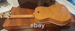 Rare Vintage 1956 Elvis Presley Emenee 4 String Guitar with Box & Chord Selector
