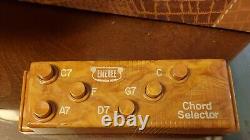 Rare Vintage 1956 Elvis Presley Emenee 4 String Guitar with Box & Chord Selector