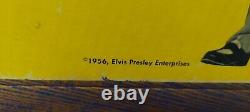 Rare Vintage 1956 Elvis Presley Emenee 4 String Guitar with Box & Chord Selector