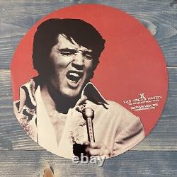 Rare Vintage 1972 Elvis Presley Las Vegas Hilton Souvenir Menu in Shadowbox (HM)